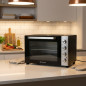 Orbegozo 75L Tabletop Electric Oven | Convection Function | 68.2x42.5x43cm | Rotating Roasting System | Timer