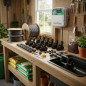 Kit di irrigazione automatico Rain Bird a 12 zone, 24 V, per tubi da 32 mm | Include programmatore, elettrovalvole e accessori