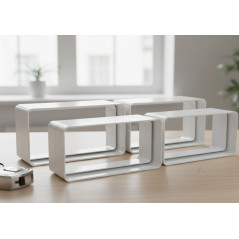 Raccord Rectangulaire 55x110 mm pour Aérateur Extracteur | Connexion Ignifuge | Résistant à l'Humidité et Haute Température