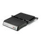 Grill Sandwichera Inox Orbegozo 1000W | Grill Panini y Parrilla Electrica con Placa Antiadherente 23x14,5cm