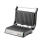 Orbegozo 1000W Stainless Steel Sandwich Maker Grill | Panini Grill and Electric Grill with Non-Stick Plate 23x14.5cm