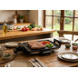 Piastra antiaderente Orbegozo 2000W | Piastra grill 28x28 cm | Piastra per griglia | Griglia elettrica da cucina Piastra antiaderente Orbegozo 2000W | Piastra grill 28x28 cm | Piastra per griglia | Griglia elettrica da cucina