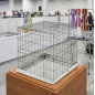 Dog and Cat Exhibition Cage | Galvanized Cubic Exhibition Cage 62x62x61 cm | Pet Cage