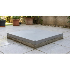 Copertura 53x53 cm per pozzetto di drenaggio monoblocco da 55 cm | Copertura per scarichi e sistemi di drenaggio