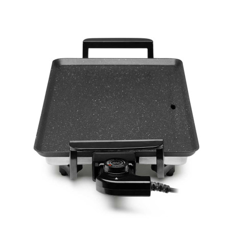 Chapa antiaderente Orbegozo 2000W | Placa de grelhar 46x25 cm | Tábua de grelhar | Grelha elétrica para cozinha