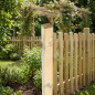 Poste de Madera cuadrado 90x9x9 cm | Tutor sin Punta de madera de pino | Postes para Vallas, Jardin, Pergolas y Plantas