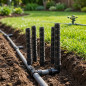 Bobine d'irrigation sécable 1/2'' x 3/4'' 15 cm | Lot de 25 rallonges pour l'installation d'arroseurs Bobine d'irrigation sécable 1/2'' x 3/4'' 15 cm | Lot de 25 rallonges pour l'installation d'arroseurs