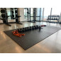 Pavimento in Gomma per Palestra 1,2 x 2 Metri, Spessore 4 mm, Nero