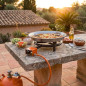 Réchaud Poêle Gaz Butane Lacor 30 cm, 1 brûleur pour poêles à paella 36 à 46 cm