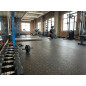 Pavimento in Gomma per Palestra 1,2 x 2 Metri, Spessore 4 mm, Nero