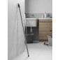 Heavy Duty Brush, Broom or Mop Handle, Diamond 140 cm, Adaptable to Any Brush, Grey