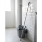 Heavy Duty Brush, Broom or Mop Handle, Diamond 140 cm, Adaptable to Any Brush, Grey