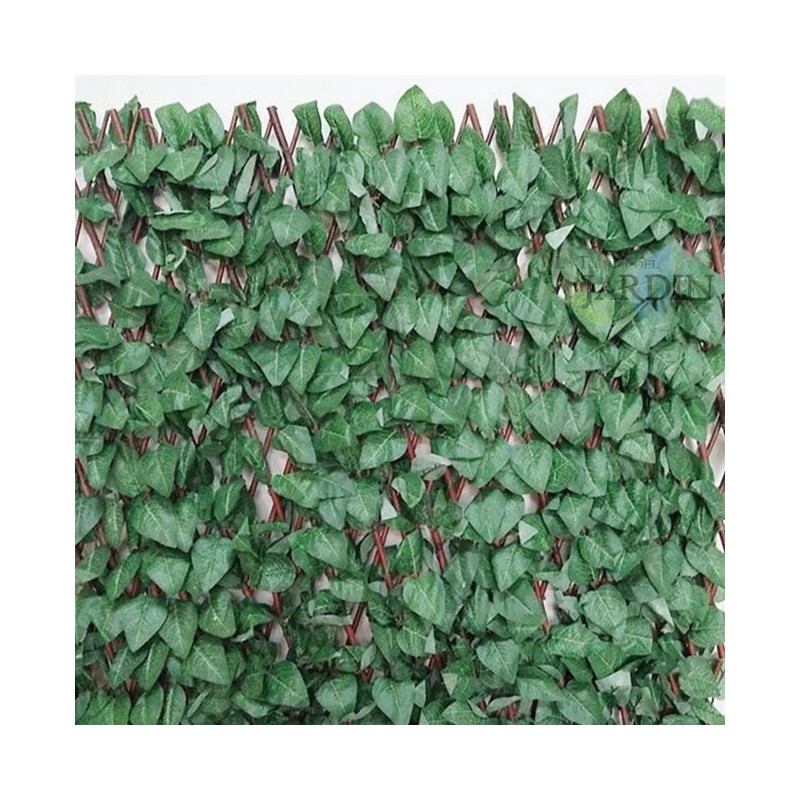 Künstliche Hecke mit Gitter aus natürlichem Ahornholz, ausziehbar 1 x 2 Meter Künstliche Hecke mit Gitter aus natürlichem Ahornholz, ausziehbar 1 x 2 Meter