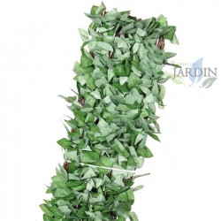 Künstliche Hecke mit Gitter aus natürlichem Ahornholz, ausziehbar 1 x 2 Meter