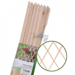 Celosia de Madera 60x180 cm | Celosia Interior Exterior | Celosia Extensible | Celosia Decorativa | Celosia Jardin