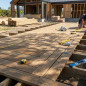 Deck de madeira tratada 2,8x12,5x300 cm | Pisos e revestimentos para construção e exteriores