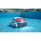 Robô aspirador de piscina D400 BTW. Limpa o fundo de piscinas com até 10 m de profundidade. Navegação inteligente