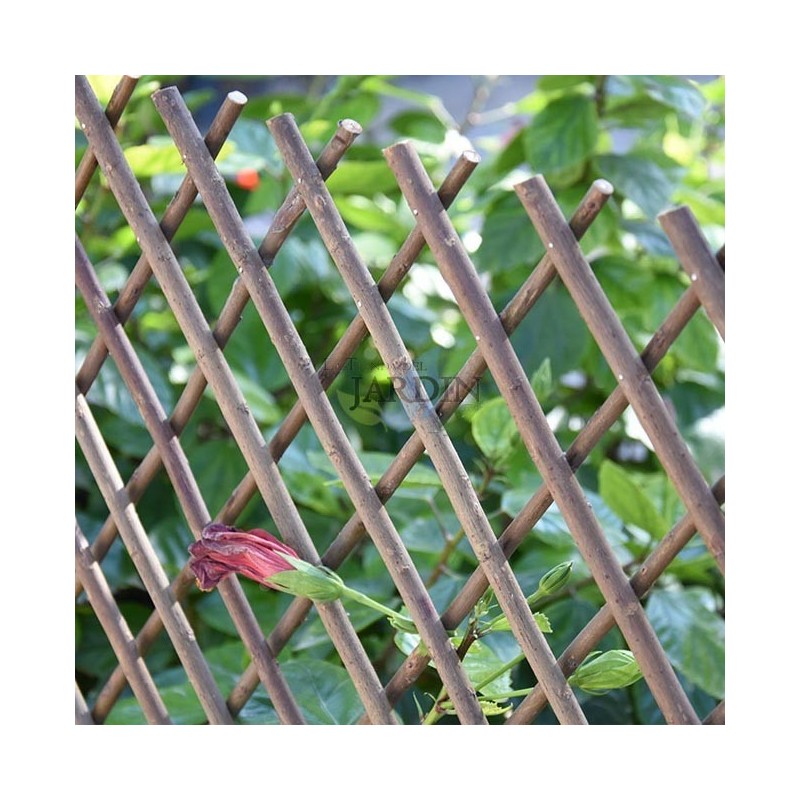 Treillis en osier pour jardin 50 x 150 cm