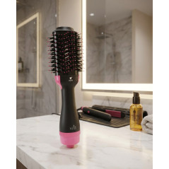 Brosse Thulos 2 en 1: Lisseur et Sèche-cheveux
