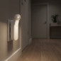 Luz noturna LED, sensor de movimento, liga/desliga automático, modo lanterna Luz noturna LED, sensor de movimento, liga/desliga automático, modo lanterna