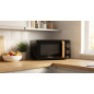 Orbegozo 20L 700W Design-Mikrowelle mit Grillfunktion | Schwarze Tischmikrowelle | 5 Leistungsstufen