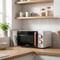 Micro-ondes Orbegozo 20L 700 W avec grill | Micro-ondes rotatif de comptoir | Micro-ondes à convection avec 6 niveaux de puissa