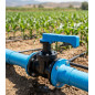 Absperrhahn Schlüssel PVC 63 mm. Absperrhahn für Polyethylen und Rohre PVC 63 mm 2''