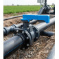 Absperrhahn Schlüssel PVC 63 mm. Absperrhahn für Polyethylen und Rohre PVC 63 mm 2''
