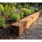 Treated Wooden Sleeper 20x10x120cm | Garden Edging for Demarcation and Exterior Decoration in Gardens Treated Wooden Sleeper 20x10x120cm | Garden Edging for Demarcation and Exterior Decoration in Gardens