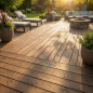 Deck de madeira tratada 2,8x12,5x300 cm | Pisos e revestimentos para construção e exteriores