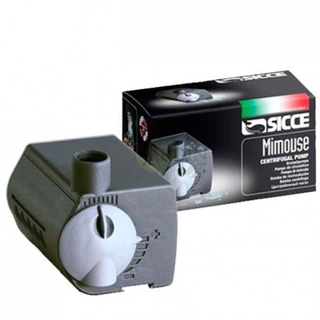 Tauchpumpe Mi-Mouse 0,5 m - 350 l/h, Mini-Aquarium-Pumpe, verstellbare Fontänenpumpe für Teiche