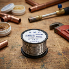 Tin-Silver 6% Lead-Free Solder Coil 100g | Alloy for Plumbing and Copper