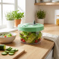 Rotierende Salatschleuder 19 x 15 cm | Gemüseabtropfgestell | Professionelles Küchengerät