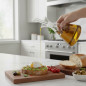 Bouteille en Verre pour Huile d'olive et Vinaigre 1000ml Orbegozo. Embout buccal amovible. Conception anti-goutte