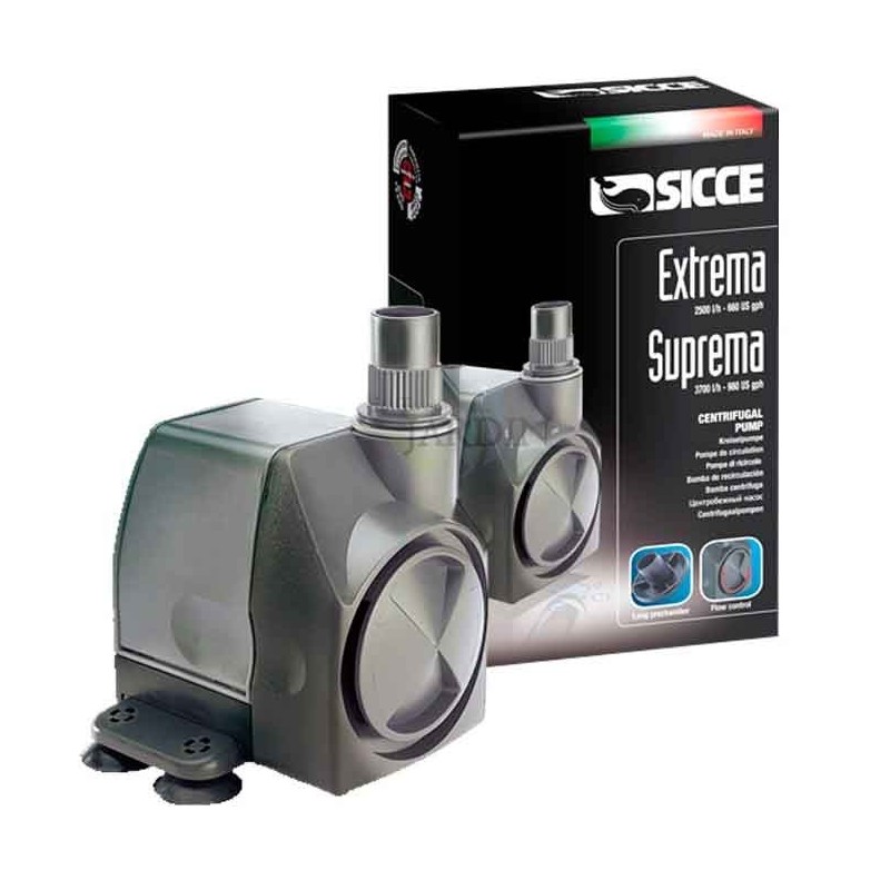 Suprema fountains submersible pump, 2.5 meters - 3700 l / h Suprema fountains submersible pump, 2.5 meters - 3700 l / h