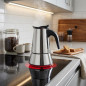 Cafetière en acier inoxydable | Cafetière italienne 4 tasses compatible induction | Machine à expresso | Convient à toutes les p