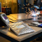 Lot de 3 couvertures de protection en fibre de verre 30 x 20 cm | Protection thermique pour soudage jusqu'à 650 °C Lot de 3 couvertures de protection en fibre de verre 30 x 20 cm | Protection thermique pour soudage jusqu'à 650 °C