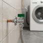 Robinet lave-linge pour petits espaces 1/2''x3/4'' mâle