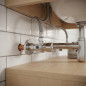 Doppelabsperrventil mit Rückschlagventil 1/2" x 3/8" x 3/8" | Doppelausgang für Sanitär- und Installationsarbeiten