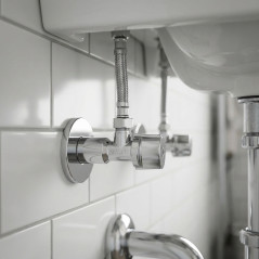 Professionelles Arco 1/2" x 3/8" Eckabsperrventil | Ventil für Spülbecken, Waschbecken und Spülkästen | Anti-Kalk-WC-Eckventil