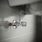 Robinet d'arrêt coudé professionnel Arco 1/2" x 3/8" | Robinet pour éviers, lavabos et réservoirs de chasse d'eau | Robinet WC c
