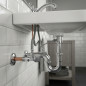Robinet d'arrêt coudé professionnel 1/2" x 3/8" | Robinet pour éviers, lavabos et toilettes | Robinet d'arrêt coudé anticalcaire