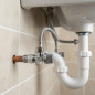 Robinet d'arrêt coudé professionnel 1/2" x 3/8" | Robinet pour éviers, lavabos et toilettes | Robinet d'arrêt coudé anticalcaire