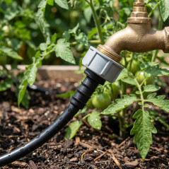 Female Threaded Connector 16 mm x 3/4'' for Drip Irrigation | Pack of 5 Tap to Pipe Connectors 16 mm