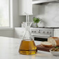 Bouteille en Verre pour Huile d'olive et Vinaigre 125ml Orbegozo. Embout buccal amovible. Conception anti-goutte