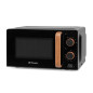 Forno a microonde di design Orbegozo da 20 litri e 700 W con grill | Forno a microonde da banco nero | 6 livelli di potenza Forno a microonde di design Orbegozo da 20 litri e 700 W con grill | Forno a microonde da banco nero | 6 livelli di potenza