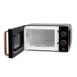 Forno a microonde di design Orbegozo da 20 litri e 700 W con grill | Forno a microonde da banco nero | 6 livelli di potenza Forno a microonde di design Orbegozo da 20 litri e 700 W con grill | Forno a microonde da banco nero | 6 livelli di potenza