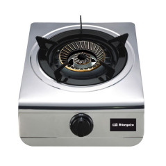 Orbegozo 1-Burner Butane Gas Stove | Stainless Steel Camping Gas Stove for Outdoor Use | Portable Butane and Propane Stove