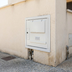 Armadietto Contatore Acqua con Spioncino 50x35x20 cm