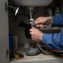 VERSTÄRKTER SANIERSCHLAUCH 50 cm, 3/4'' männlich - 3/4'' weiblich